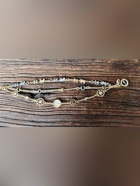 Coach horse and carriage multi-strand charm bracelet (or purse charm chain) EUC